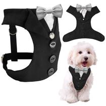 Tuxedo para cães AVERYDAY para roupa de casamento com gravata borboleta para cães Tuxedo para cães AVERYDAY para roupa de casamento com gravata borboleta para cães