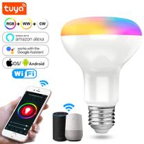 Tuya Smart Lâmpada LED E27 15W WiFi Regulável RGB
