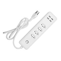Tuya Wifi Smart Power Tomadas Plug 4 Tomadas 4 Portas