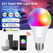Tuya Wifii Smart Bulb RGB 10W E27/E14/B22 diversão - generic