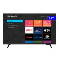 TV 32" AOC LED SMART ROKU WIFI HD HDMI - Modelo 32S5195/32S5135 TV 32" AOC LED SMART ROKU WIFI HD HDMI - Modelo 32S5195/32S5135