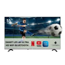 TV 55 Smart LED 4K Ultra HD WiFi Bluetooth Netflix YouTube Prime Video