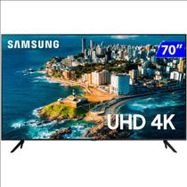 TV 70P Samsung CRYSTAL SMART 4K Comando VOZ - UN70CU7700GXZD