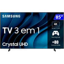 Tv 85p samsung crystal smart 4k comando voz