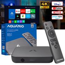 TV Box Aquário STV3000 Plus Android WiFi Dual Band 2.4GHz e 5GHz HDMI Streaming Apps