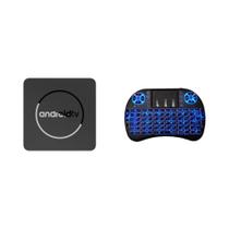 TV Box YOZHIXU De 128GB Com Android 14, 4K, 8K, Netflix, Google Voice, Wi-Fi 5G Dual Band E