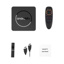TV Box YOZHIXU De 128GB Com Android 14, 4K, 8K, Netflix, Google Voice, Wi-Fi 5G Dual Band E