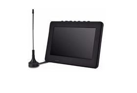 Tv Digital Portatil Monitor 9Pol Conversor Integrado Mtm909 Tomate