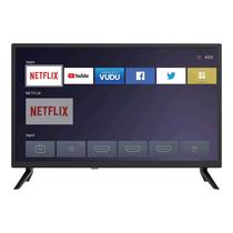 TV LED LCD inteligente Supersonic SC-2416STV 24 HDTV preta