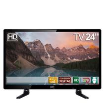 TV MONITOR LED 24" HQ HD Conversor Digital HQTV24P HDMI USB - Sem função Smart