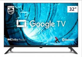 TV Philips 32 Smart LED Google TV 32PHG6909 Bivolt Preto