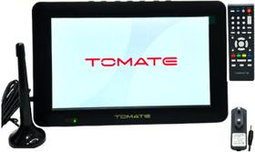 TV Portátil Digital Led Monitor 9" Full HD Conexões USB SD AV Controle Remoto Antena Retrátil Bateria Bivolt