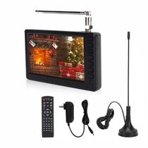 TV portátil Yoidesu de 5 polegadas 1920x1280 com antena 1500mAh Bat