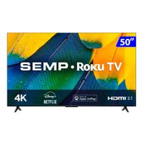 TV Semp 50 Polegadas RK8600 LED Full HD 4K Roku Wifi Dual USB HDMI - SEMP TCL