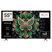 TV Smart Semp Tcl 55C6K 55 4K QLED MINI LED 120Hz 250W Bluetooth 5.4 Preto