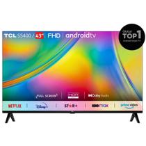 TV Smart TCL 43 Polegadas Full HD Android TV S5400 Controle de Voz WiFi Google Assistente HDR Bluetooth Chromecast