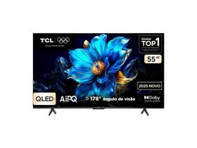Tv Smart Tcl Qled 55 Polegadas 4K 55P7K UHD LCD Dolby Vision Google Bluetooth