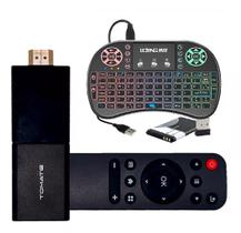 TV Stick Android 4K Ultra HD Controle Bluetooth 2GB RAM 16GB WiFi Dual Band HDMI Streaming e Apps Transforma TV em Smart TV TV Stick Android 4K Ultra HD Controle Bluetooth 2GB RAM 16GB WiFi Dual Band HDMI Streaming e Apps Transforma TV em Smart TV