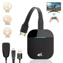 TV Stick com 4K HDMI 5G WiFi Dongle WiFi Display Receiver - generic