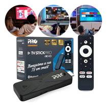 TV Stick ProSmart Android 10.0 Comando de Voz WiFi Apps de Streaming TV Stick ProSmart Android 10.0 Comando de Voz WiFi Apps de Streaming