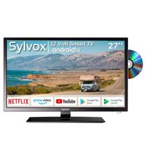 TV SYLVOX 27" Smart Google Android DVD 12V AC/DC