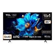 TV TCL 85 Polegadas 85PK7 QLED Smart 4K UHD Google Assist Preto Bivolt
