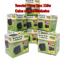 Tweeter Piezo Elétrico Quadrado 75rms 150w Tozz Caixa com 50 Unidades