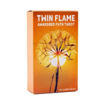 Twin Flame Awakened Path 78 Cartas Tarot Deck Oracle Divinação Jogo 103x6cm