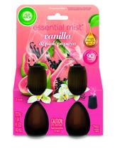 Twin Refill Air Wick Essential Mist de baunilha e mamão rosa Twin Refill Air Wick Essential Mist de baunilha e mamão rosa