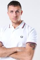 Twin Tipped Slim Fit Polo.FRED PERRY TAM:P