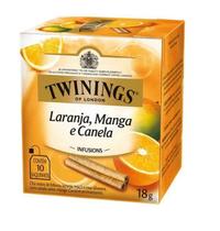 Twinings of london laranja manga e canela 18g 10 saquinhos