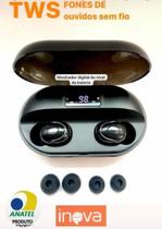 Tws fone de ouvido sem fio bluetooth digital Inova