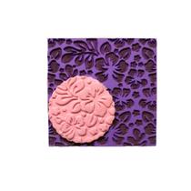 TX19 Marcador textura pasta americana biscuit confeitaria flor