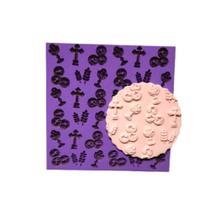 TX24 Marcador textura pasta americana biscuit confeitaria religião - Confeitaria dos moldes