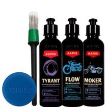 Tyrant Revitalizador Pneus Antiderrapante Flow Moker Razux Preto