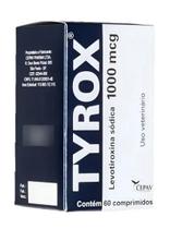 Tyrox 1000 Mg Repositor Hormonal Cão Cães Cepav 60 Cp