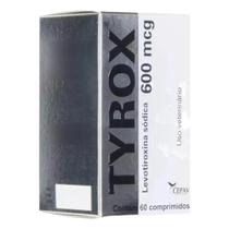 Tyrox 600mcg 60 Comprimidos Hormonal Para Cães