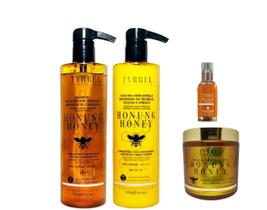 Tyrrel Honung Honey Kit Reconstrutor Reposição de Colágeno (3 Produtos) + Óleo de Figo da Índia 50ml Tyrrel Honung Honey Kit Reconstrutor Reposição de Colágeno (3 Produtos) + Óleo de Figo da Índia 50ml