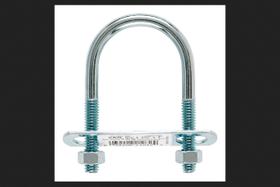 U-Bolt Hampton 8 mm x 4,5 cm L x 7,5 cm L Aço Zinco