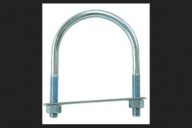 U-Bolt Hampton 9,5 mm x 7,6 cm x 10,5 cm de aço zincado