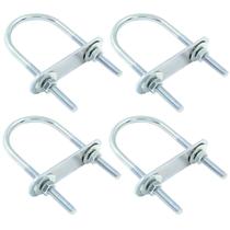 U-Bolts Moicstiy M6 40 mm x 90 mm de aço zincado para reboques U-Bolts Moicstiy M6 40 mm x 90 mm de aço zincado para reboques