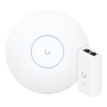 U6+ Plus Ubiquiti Com Fonte 48V 15W Roteador Wifi 6 Access Point 3.0 Gbps + Injetor PoE