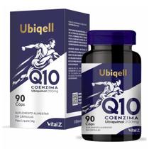 Ubiquinol 200mg Coenzima Q10 90 Cápsulas Vital Z Forma Ativa e Alta Absorção Ubiquinol 200mg Coenzima Q10 90 Cápsulas Vital Z Forma Ativa e Alta Absorção