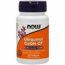 Ubiquinol CoQH-CF 60 Géis by Now Foods (Embalagem de 6)