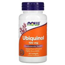 Ubiquinol Kaneka Coenzima Coq10 100mg 60 Caps - Now Foods - sku 3262 Ubiquinol Kaneka Coenzima Coq10 100mg 60 Caps - Now Foods - sku 3262