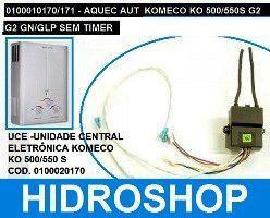 Uce Unidade Central Eletrônica Aquecedor Komeco Ko 500s 550s G2 Ko 07m Mx07s - 0100020170