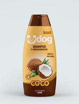 Udog Shampoo Condicionador Limpeza Profunda Coco P/ Cães