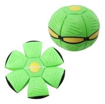 Ufo Bola Mágica Maluca Disco Voador Freesbee Luz - Verde