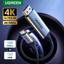 UGREEN Cabo USB C para HDMI 4K 60 Hz Full HD 1080P Thunderbolt 4/3 Tipo C 18 Gbps (1,5M)