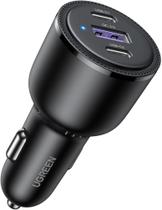 UGREEN Carregador de carro rápido 69W USB-A QC3.0 USB-C PD3.0 simultâneo Suporta 65W 45W 33W 30W 25W